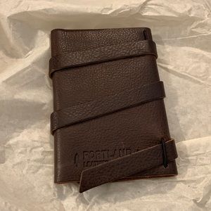 Portland leather wrap journal